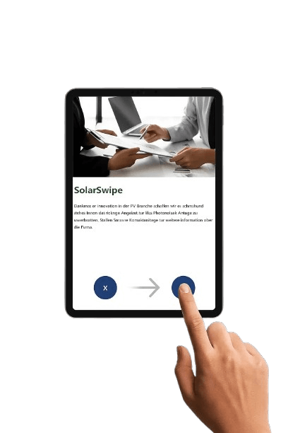 Mockup Card - SunGlide profil Karte Swipen oder Gide 2025